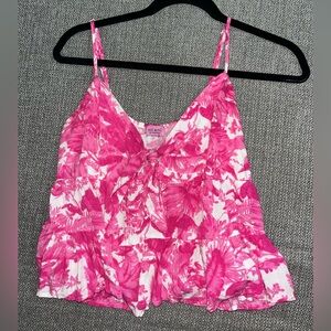 Francesca’s Pink Floral Top